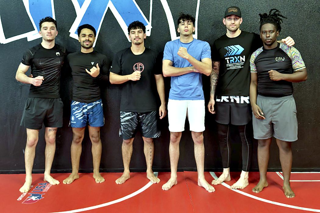 The Summit team at a jiu-jitsu training session